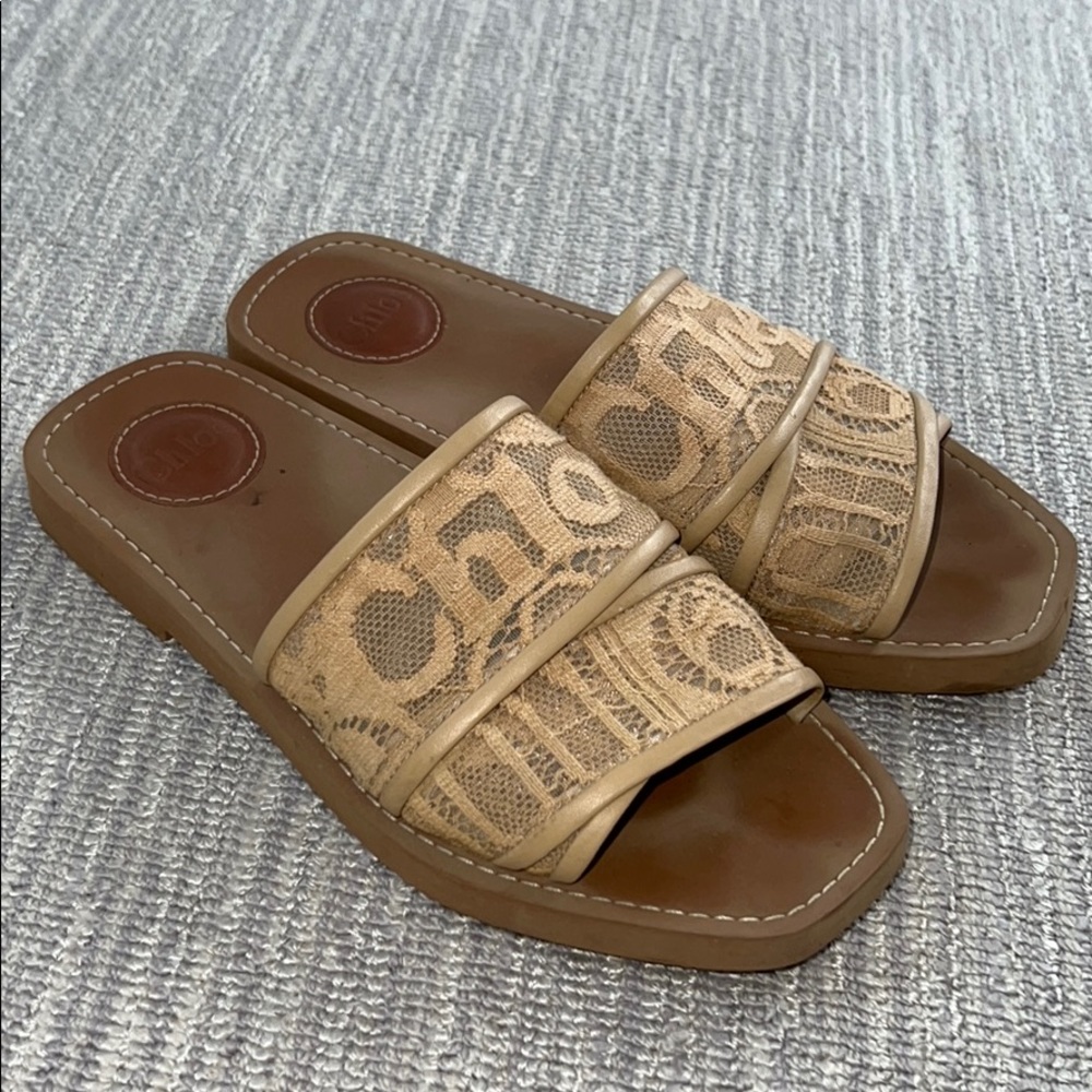 CHLOE lace sandal size 37